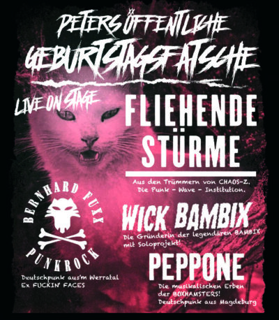 FLIEHENDE STÜRME, BERNHARD FUXX, PEPPONE, WICK BAMBIX